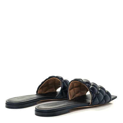 Bottega Veneta Nappa Matelasse Padded Flat Sandals 39 Black 4 of 9