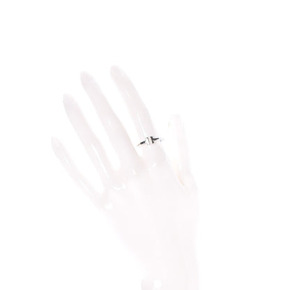 Tiffany 18K White Gold T Wire Ring 49 4.75 2 of 6