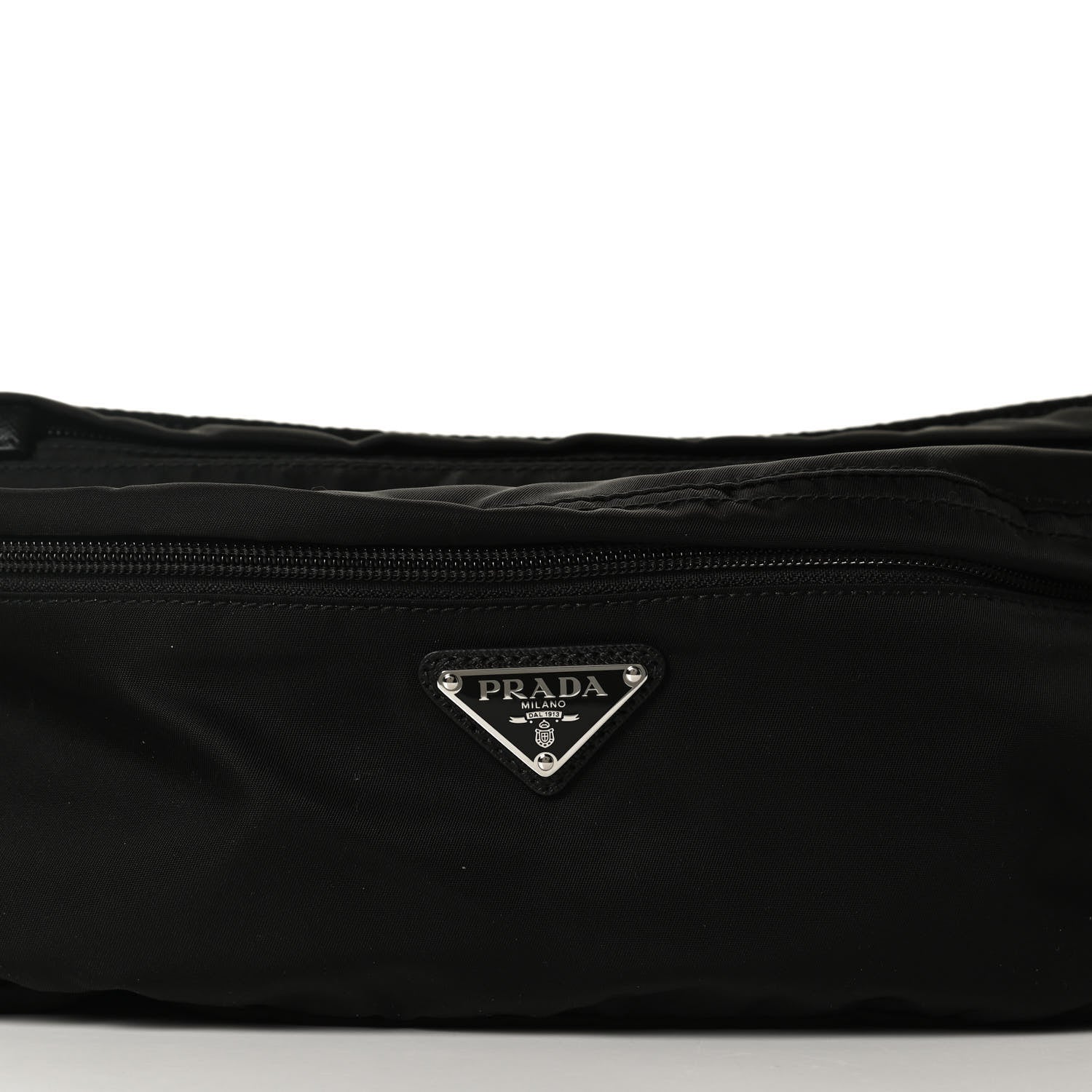 Prada Tessuto Nylon Montagna Belt Bag Black 7 of 11