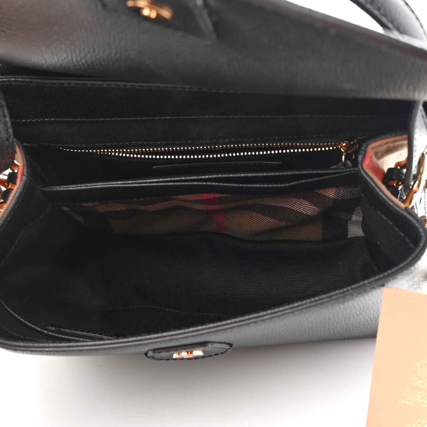 Derby Calfskin House Check Small Camberley Black