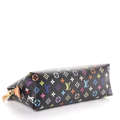 Louis Vuitton Monogram Multicolor Cosmetic Pouch Black Grenade 4 of 7