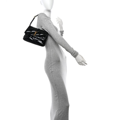 Saint Laurent Patent Quilted Le 57 Diamond Shoulder Bag Black 2 of 10