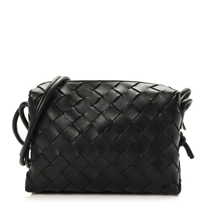 Bottega Veneta Nappa Intrecciato Mini Loop Camera Bag Black 1 of 8