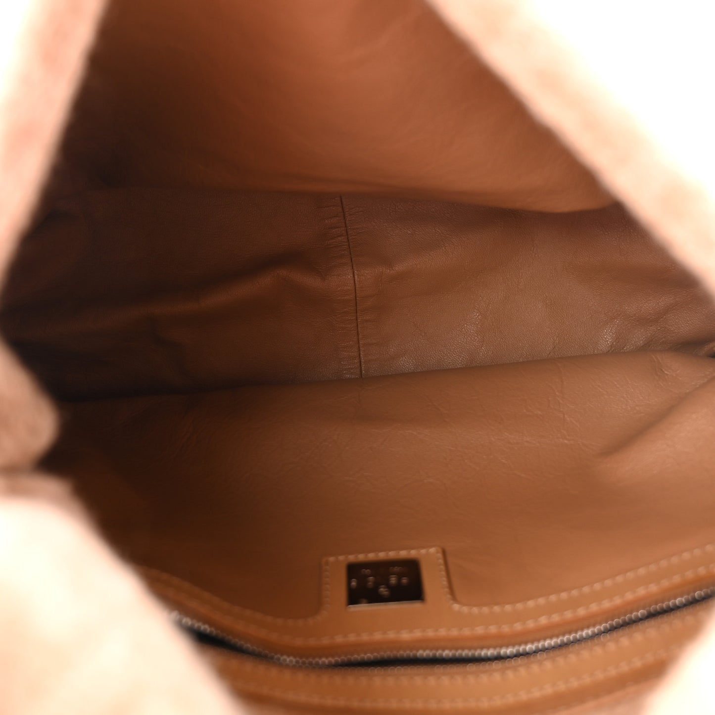 Wool Zucca Mama Baguette Beige