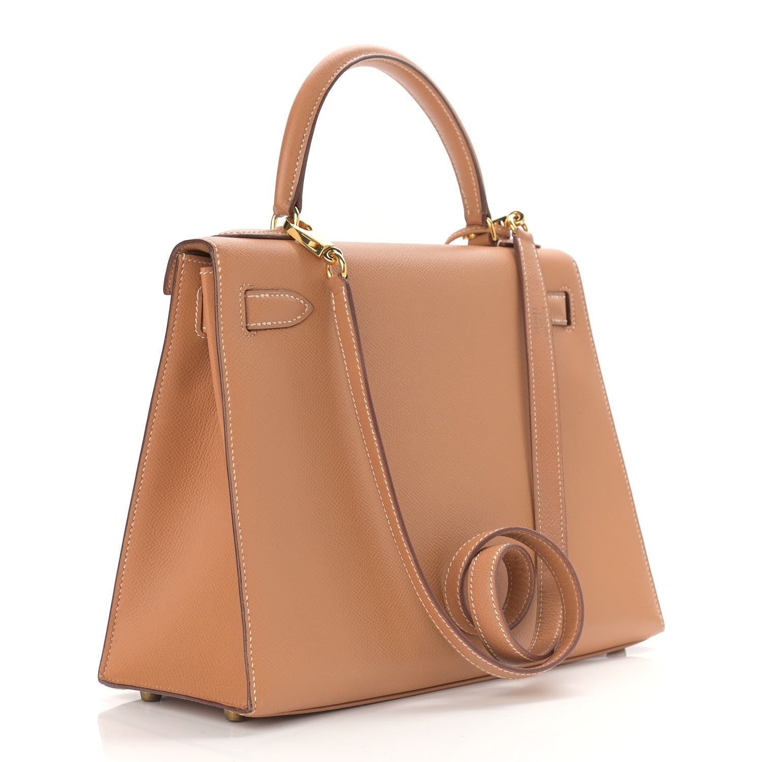 Hermes Courchevel Kelly Sellier 28 Tabac Camel 3 of 14