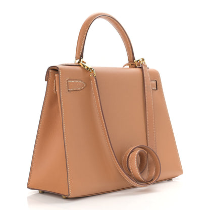 Hermes Courchevel Kelly Sellier 28 Tabac Camel 3 of 14