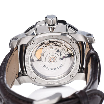 Burberry Stainless Steel Alligator 43mm The Britain Automatic Watch Ivory BBY1201 5 of 7