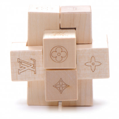Louis Vuitton Le Pateki Wood Cube Puzzle VIP Gift 3 of 5