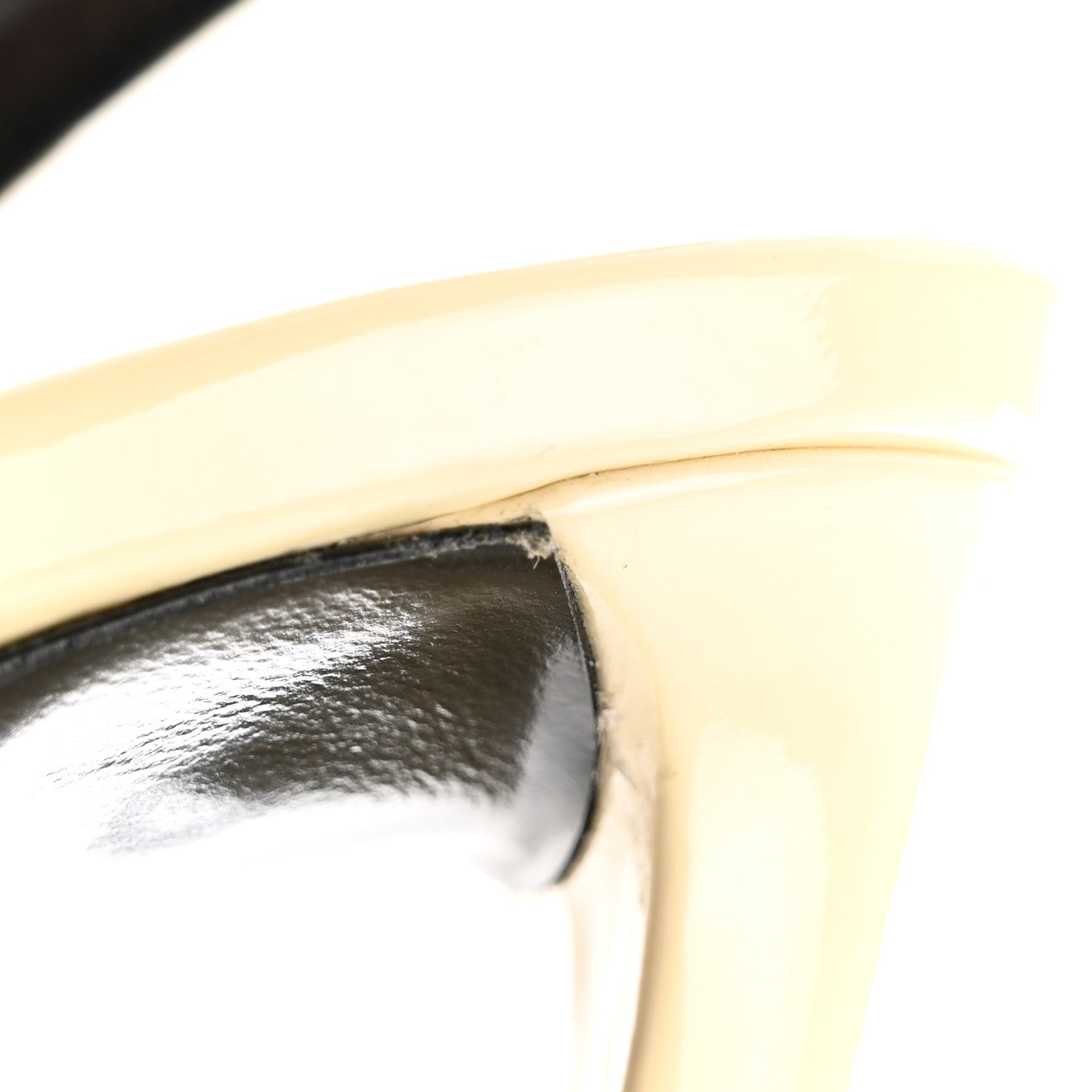 Patent Amy Sandals 38 Pearl