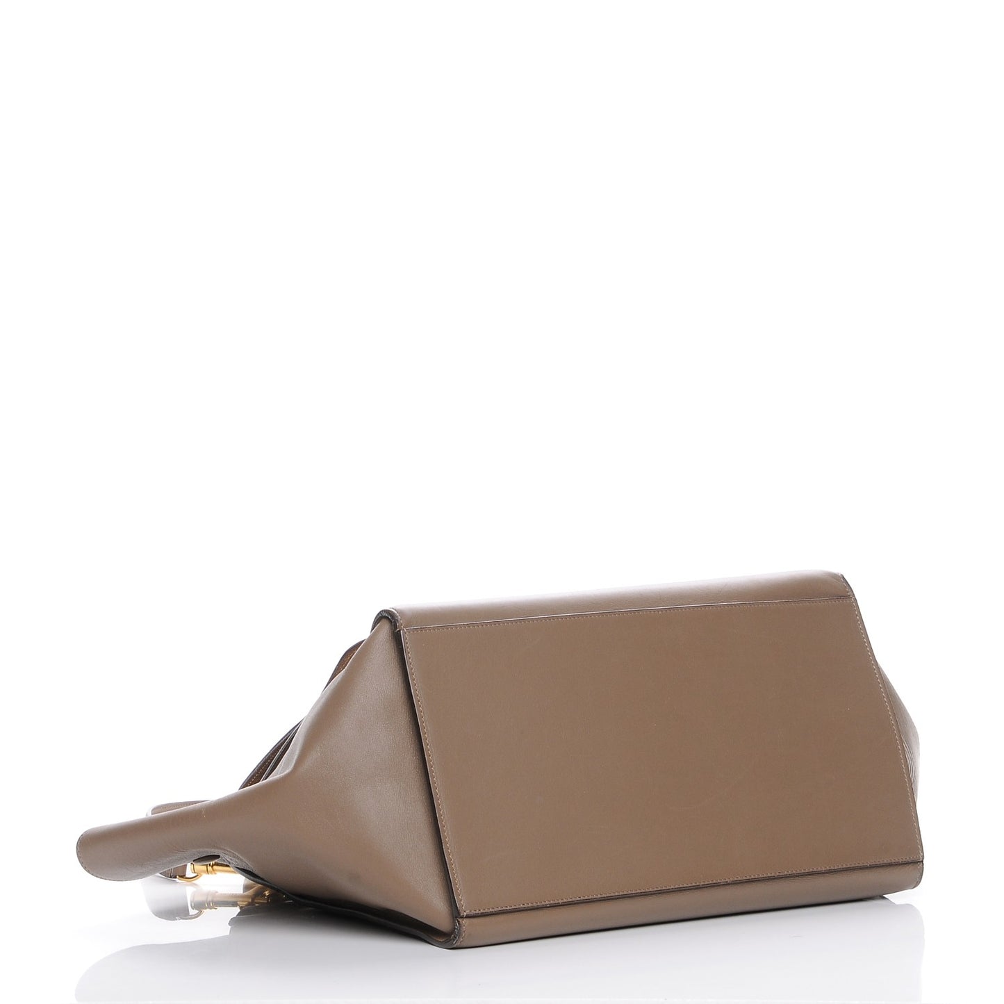 Smooth Calfskin Medium Trapeze Taupe