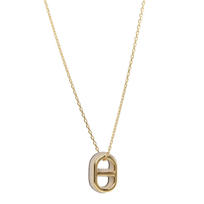 Hermes Swift O'Maillon Pendant Necklace Nata 1 of 8