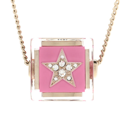 Chanel Resin CC Cube Choker Gold Pink Gold 8 of 8