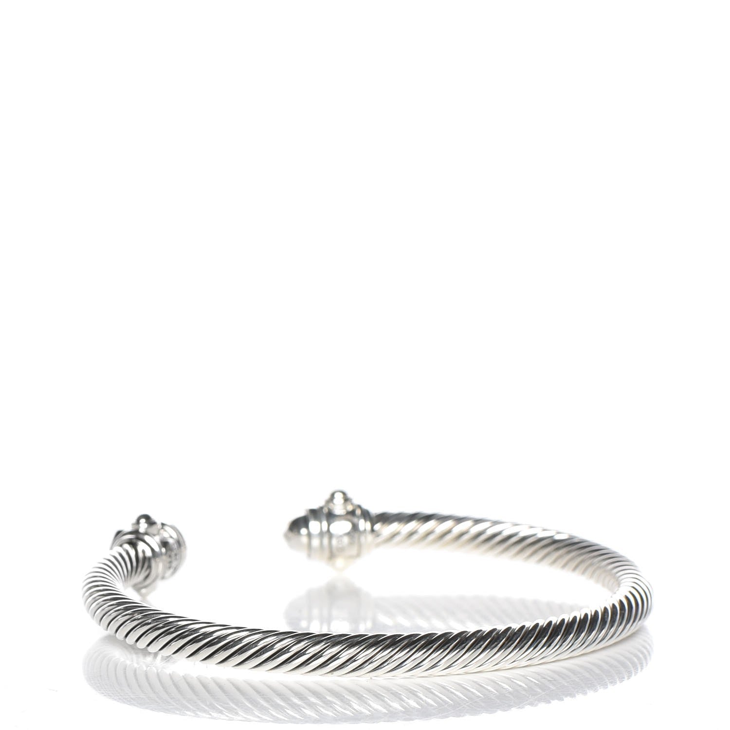 David Yurman Sterling Silver 5mm Renaissance Bracelet 3 of 4