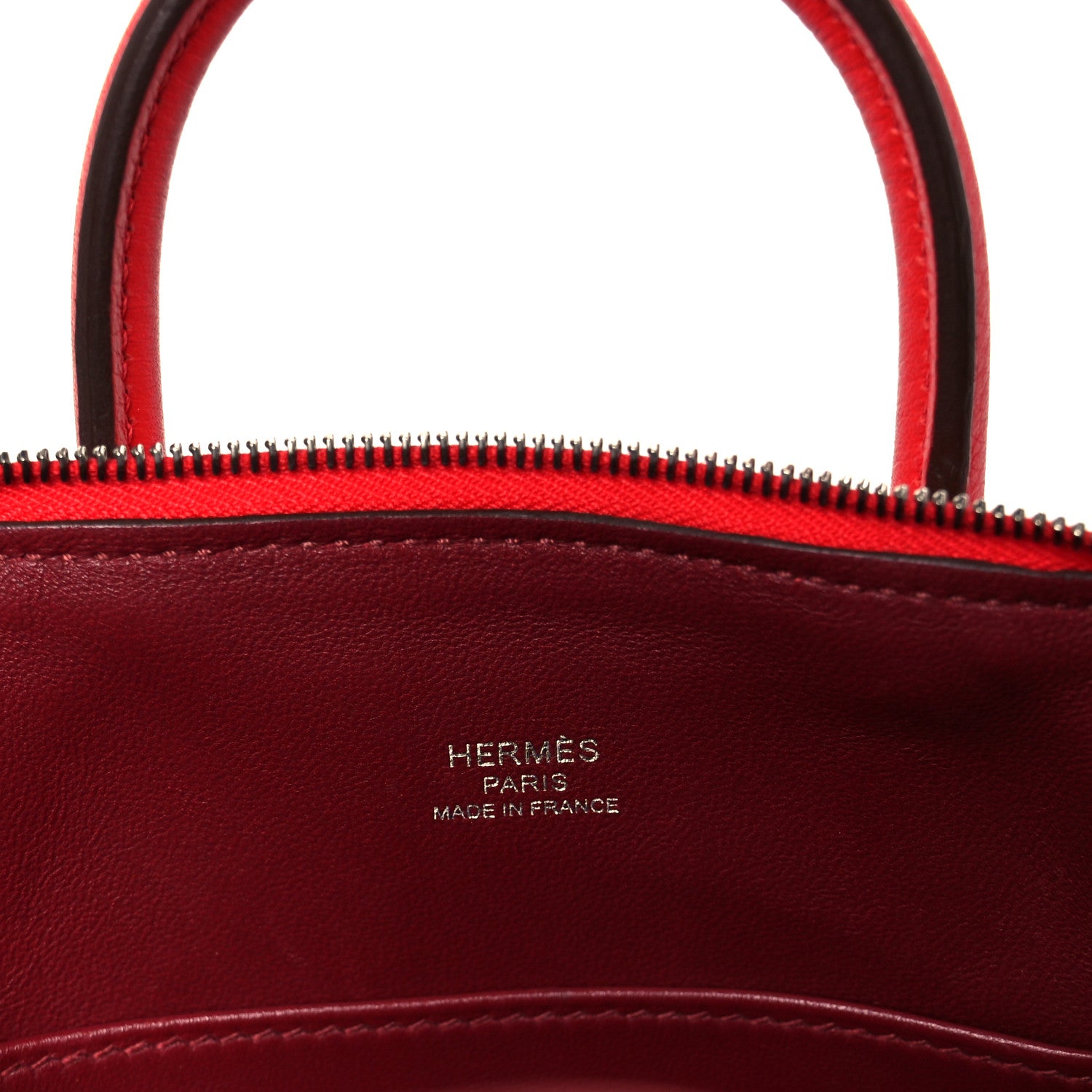 Hermes Chevre Mysore Mini 1923 Bolide Rouge De Coeur 6 of 10