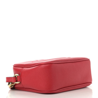 Gucci Pebbled Calfskin Small Soho Disco Bag Vibrant Red 4 of 14