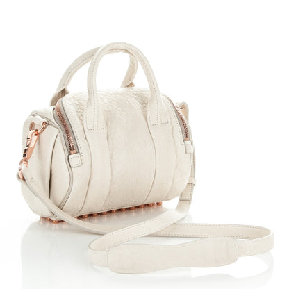 Alexander Wang Pebbled Lambskin Mini Rockie Opaline Rose Gold Hardware 3 of 6