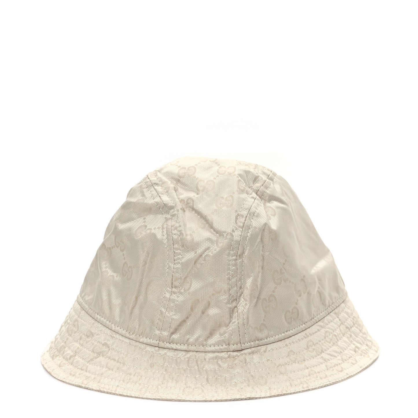 Nylon Monogram Bucket Hat XL Beige