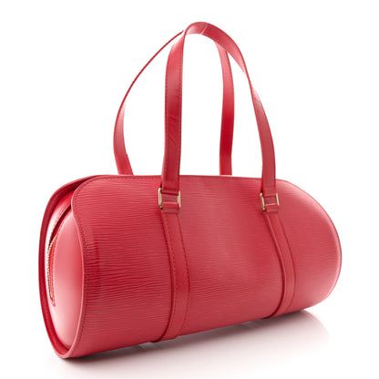 Louis Vuitton Epi Soufflot Castillan Red 4 of 14