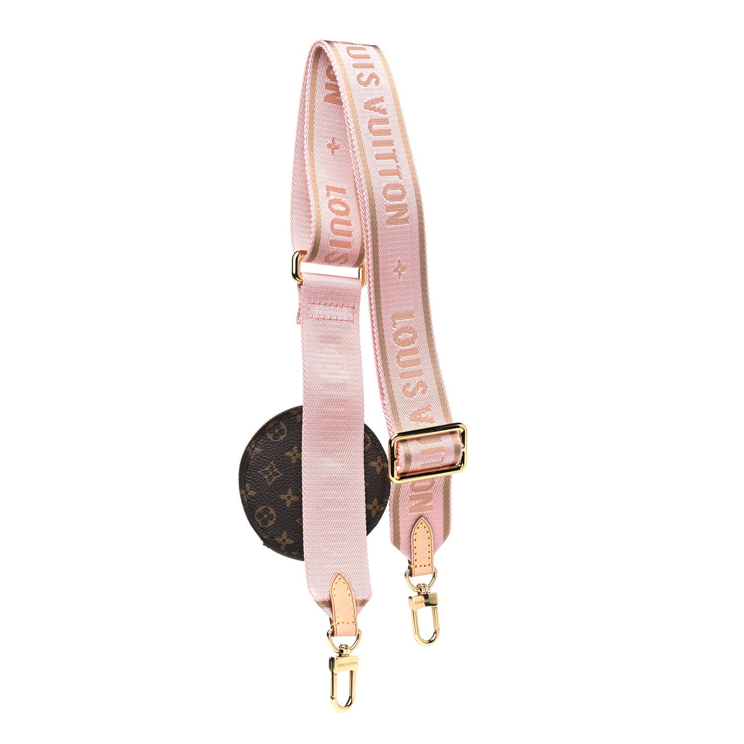 Louis Vuitton Monogram Multi Pochette Accessories Bandouliere Shoulder Strap Rose Clair 2 of 4