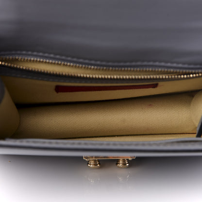 Valentino Garavani Vitello Small Glam Lock Rockstud Flap Gray 4 of 8