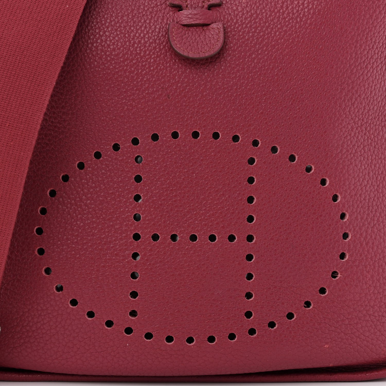 Hermes Taurillon Clemence Evelyne III PM Rubis 8 of 12