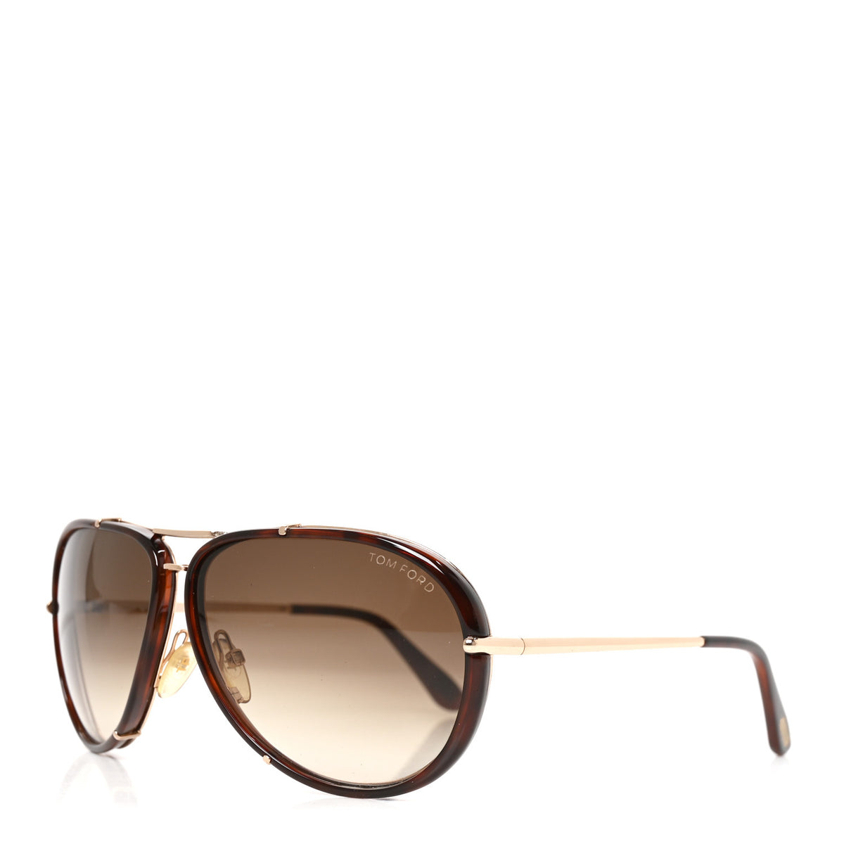 Tom Ford Cyrille Aviator Sunglasses TF109 Tortoise 1 of 7