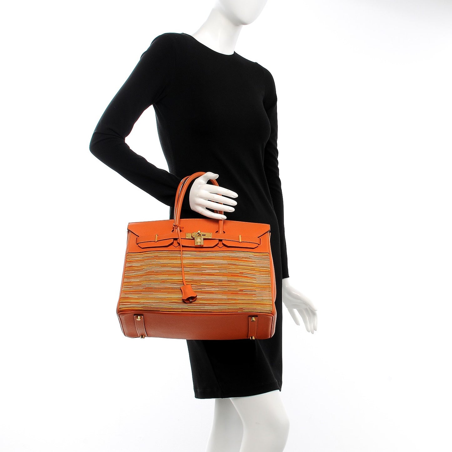 Togo Vibrato Birkin 35 Orange