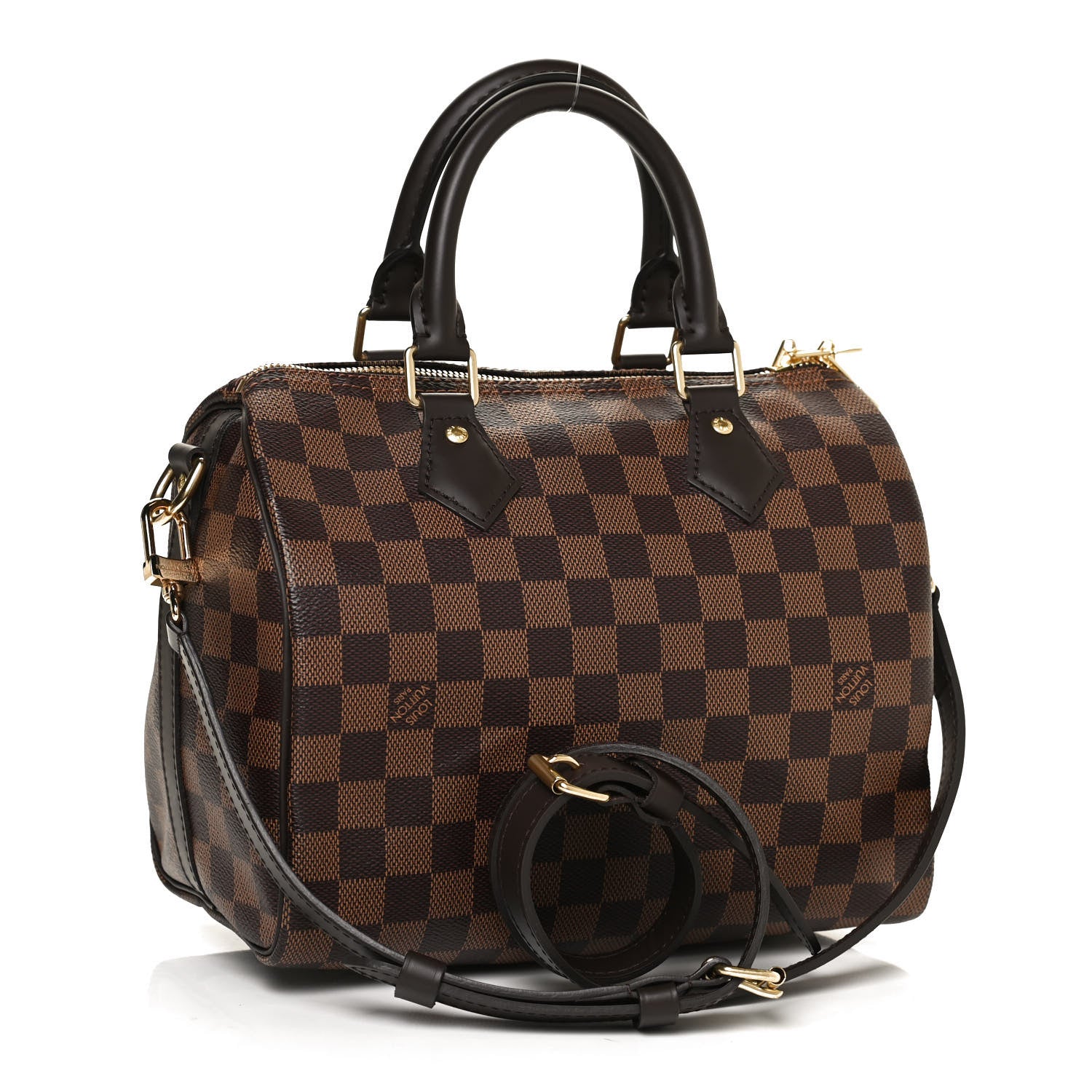 Louis Vuitton Damier Ebene Speedy Bandouliere 25 3 of 10