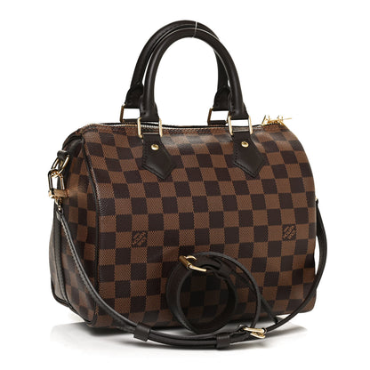 Louis Vuitton Damier Ebene Speedy Bandouliere 25 3 of 10