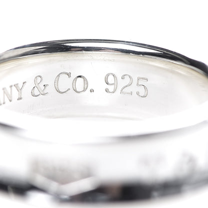 Tiffany Sterling Silver 1837 Band Ring 59 8.75 6 of 6