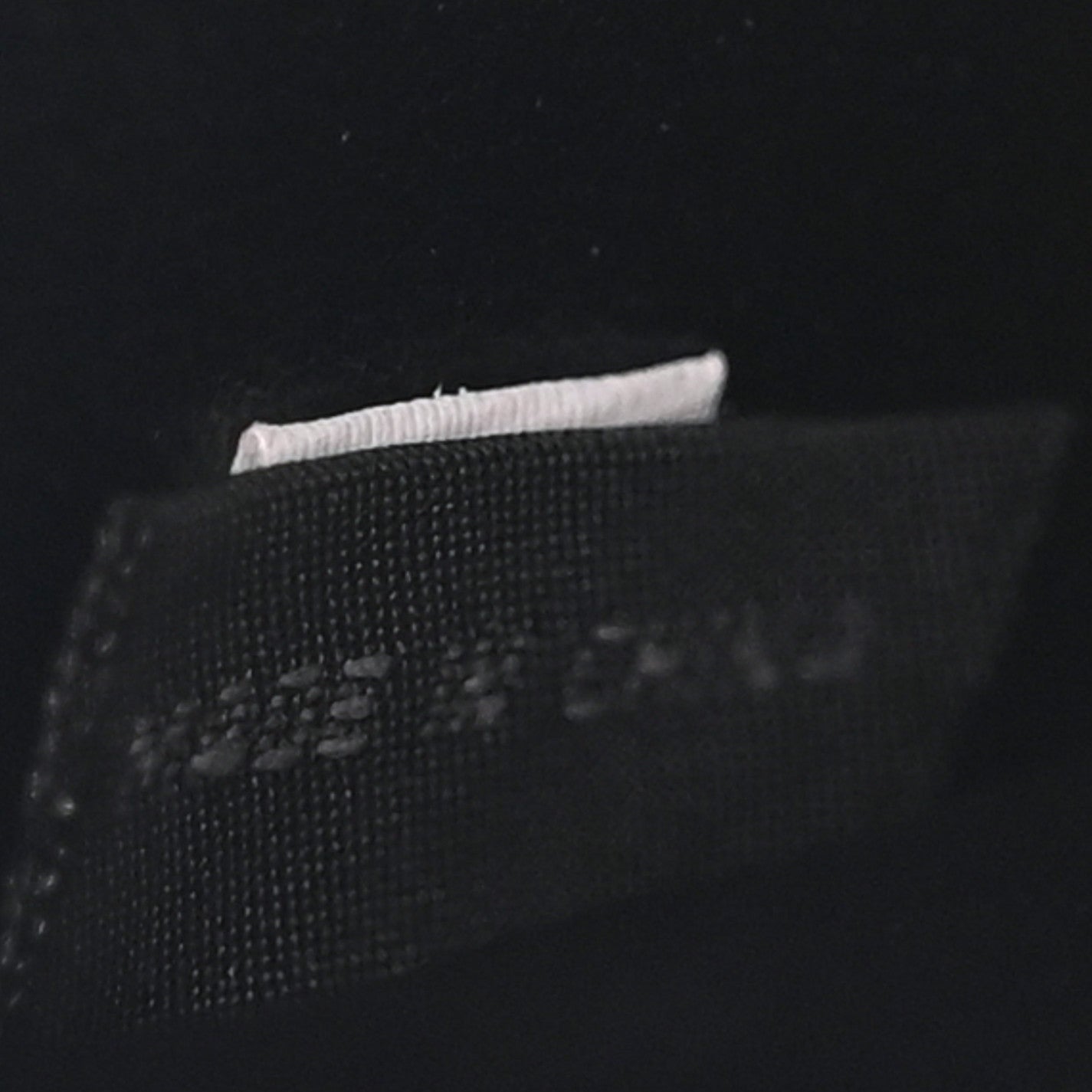 Saffiano Lux Metal Triangle Logo Mini Envelope Chain Shoulder Bag Black