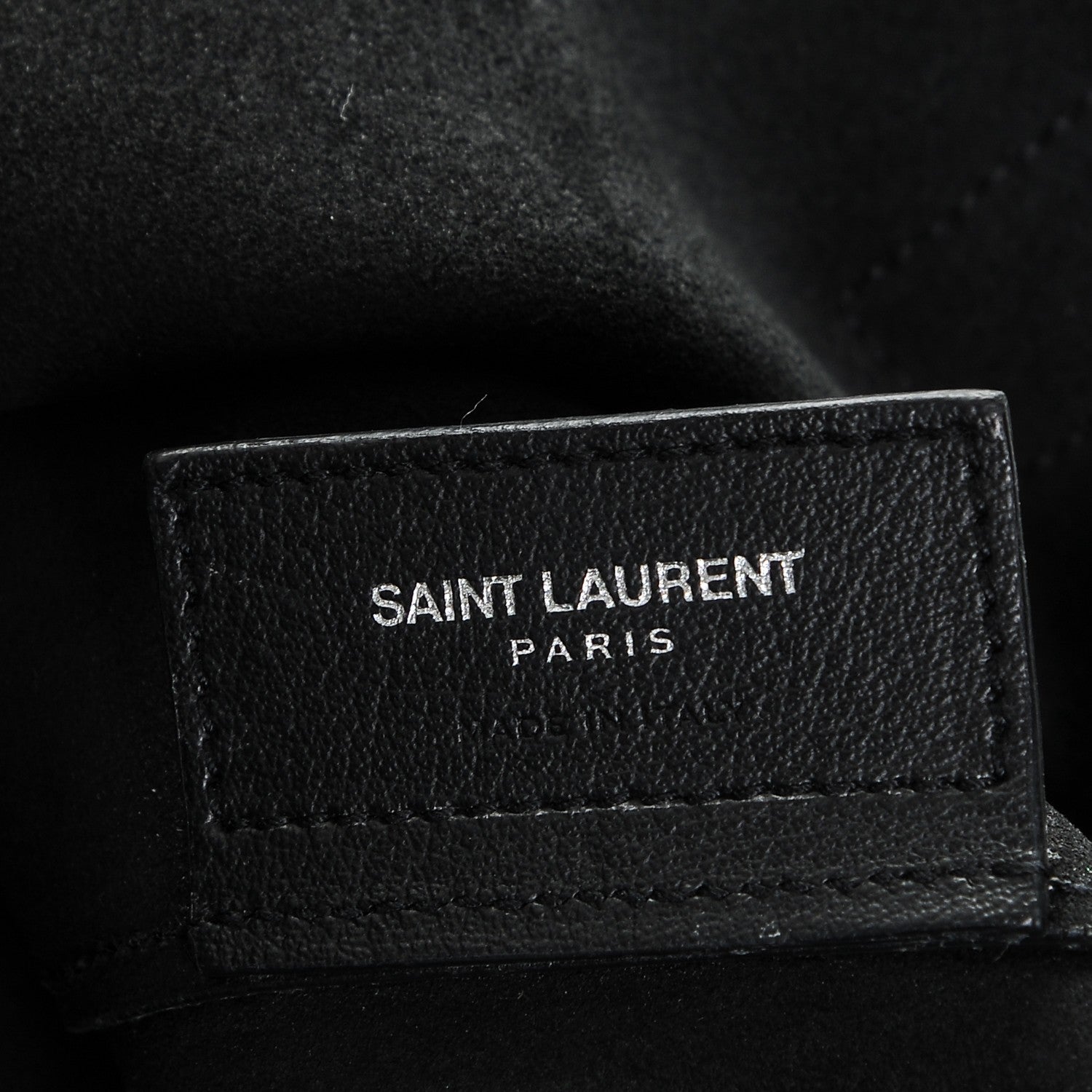 Saint Laurent Calfskin Shopping Tote Black 6 of 6