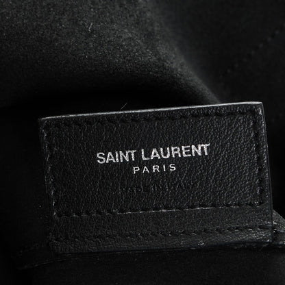 Saint Laurent Calfskin Shopping Tote Black 6 of 6