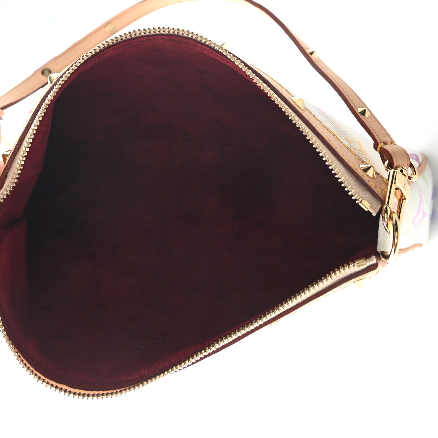 Louis Vuitton Monogram Multicolor Pochette Accessories White 4 of 6