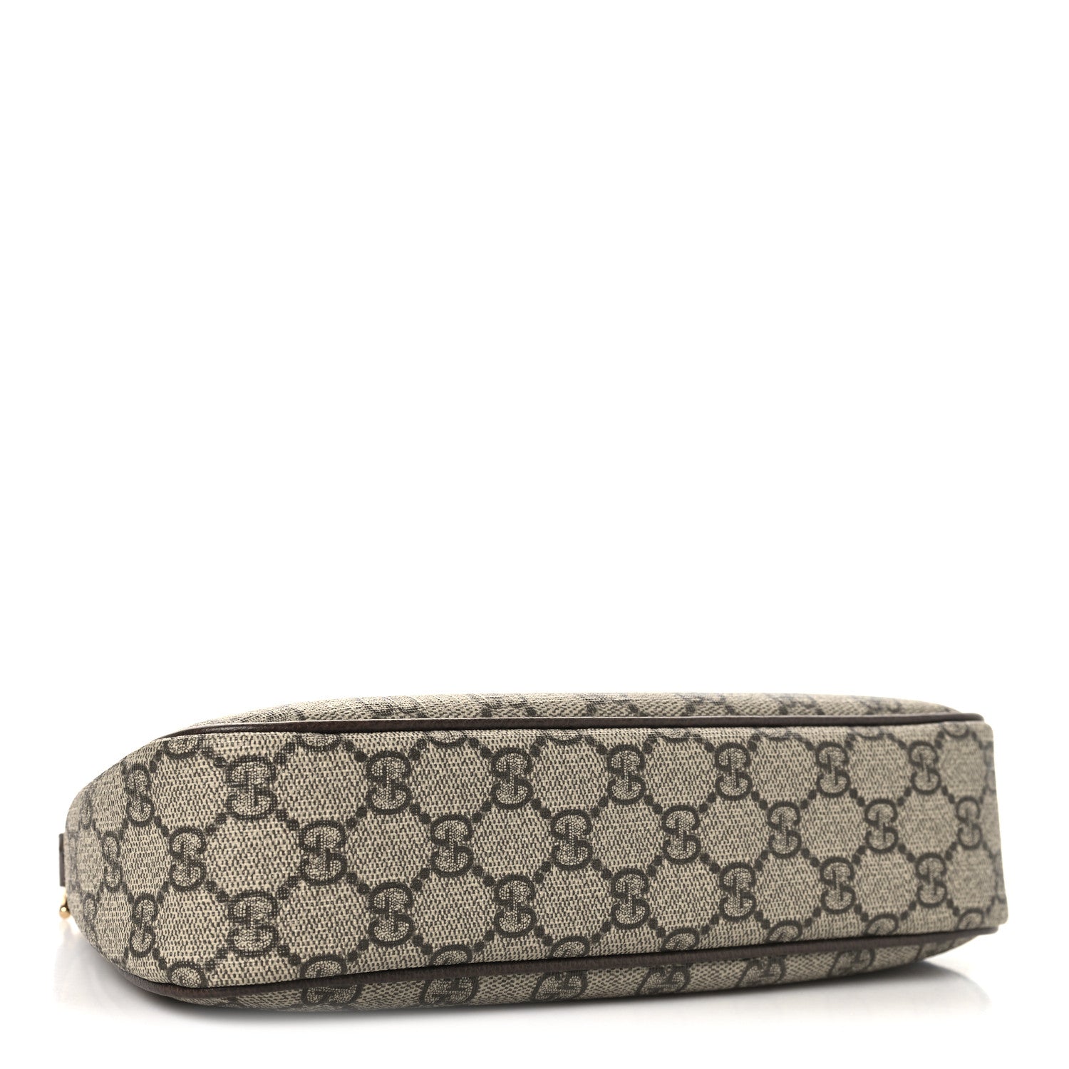 Gucci GG Supreme Monogram Textured Dollar Calfskin Web Small Ophidia GG Handbag Beige Ebony New Acero 4 of 11