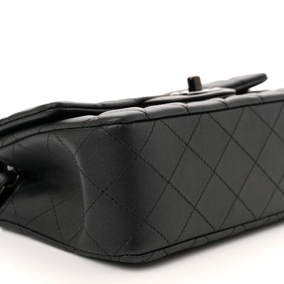 Chanel Lambskin Quilted Mini Rectangular Flap So Black 9 of 11