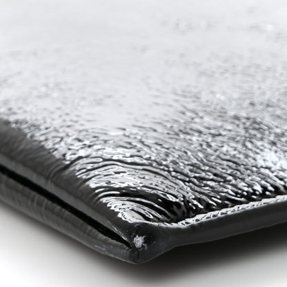 Saint Laurent Texturized Patent Monogram iPad Case Black 9 of 10