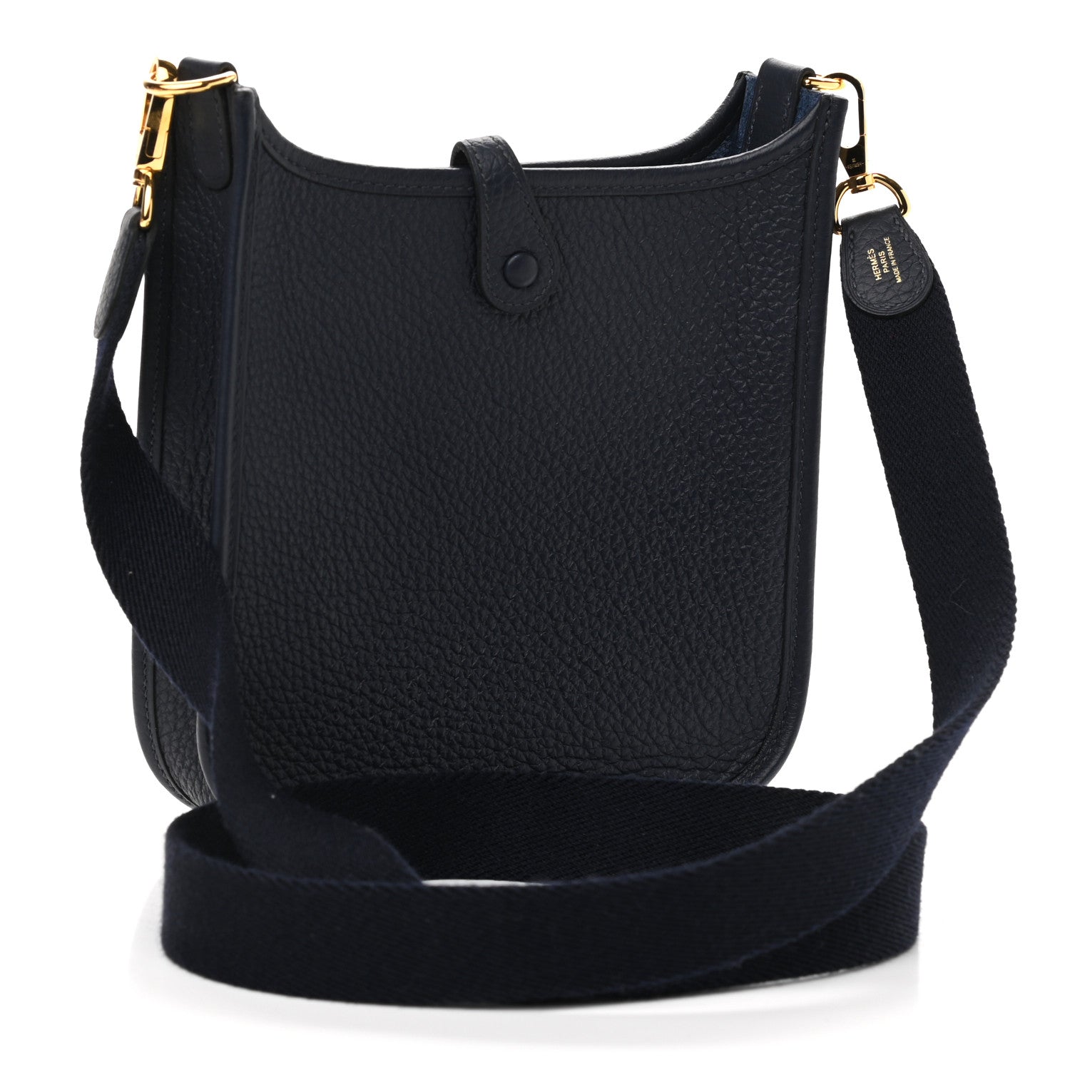 Hermes Taurillon Clemence Evelyne TPM Bleu Nuit 3 of 11