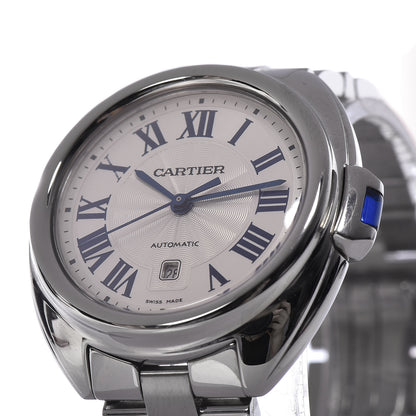 Cartier Stainless Steel 31mm Cle De Automatic Watch 8 of 9