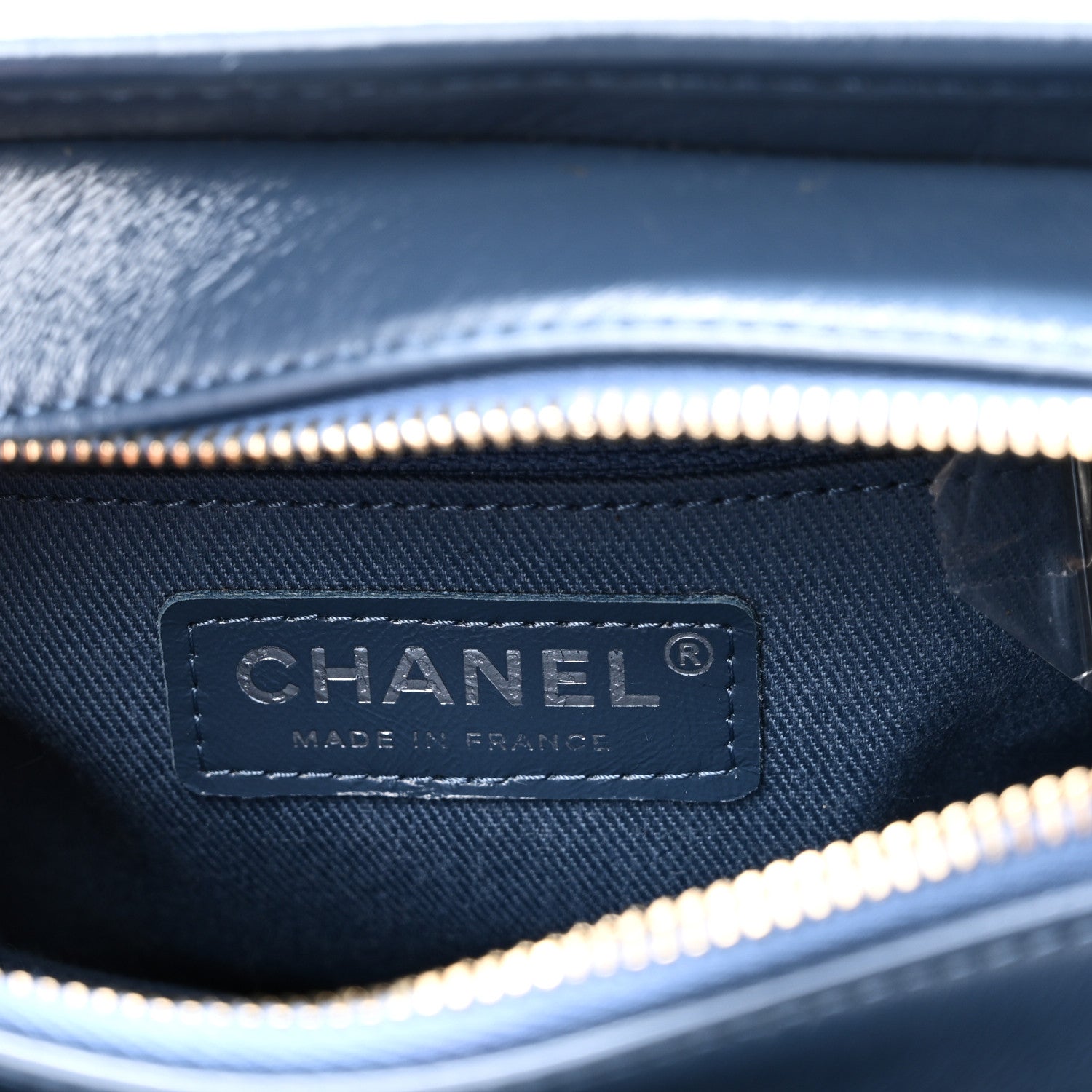 Chanel Denim Calfskin Small Gabrielle Hobo Blue 6 of 11