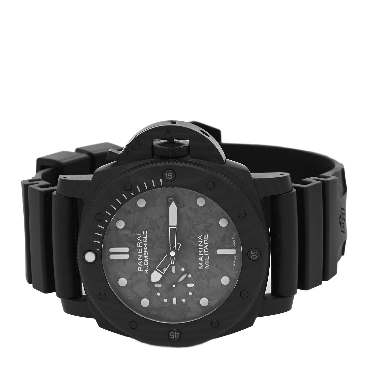 Panerai Carbotech Rubber 47mm Luminor Submersible Automatic Watch Black PAM00979 2 of 5