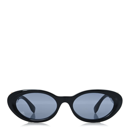 Fendi Acetate FF Oval Sunglasses FE40140U Black 2 of 8