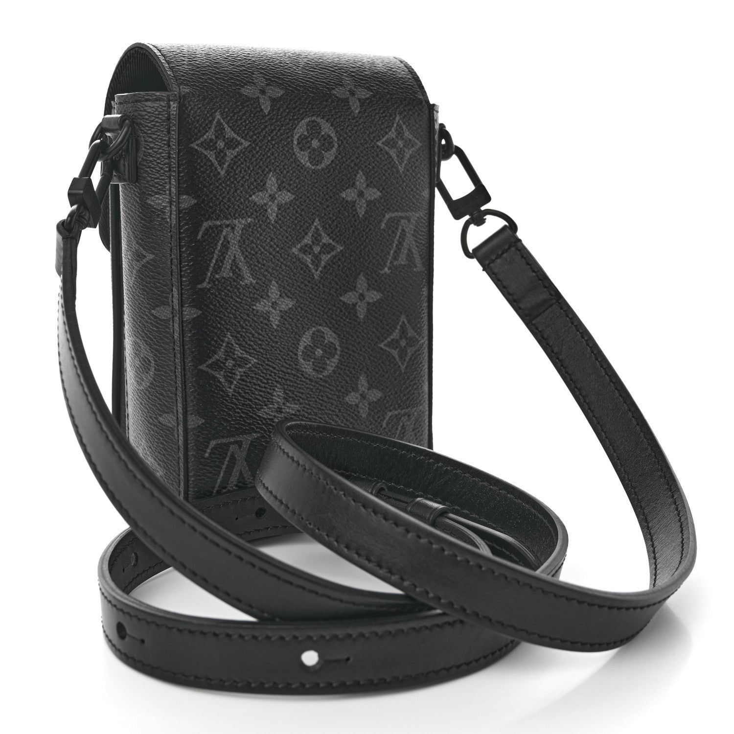 Louis Vuitton Monogram Eclipse S Lock Wearable Wallet 3 of 9