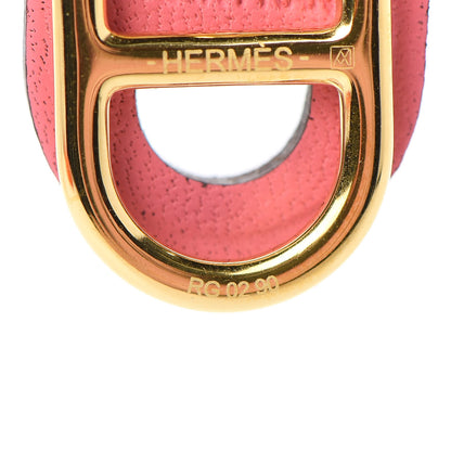 Hermes Swift O'Maillon Pendant Necklace Rose Azalee 7 of 9