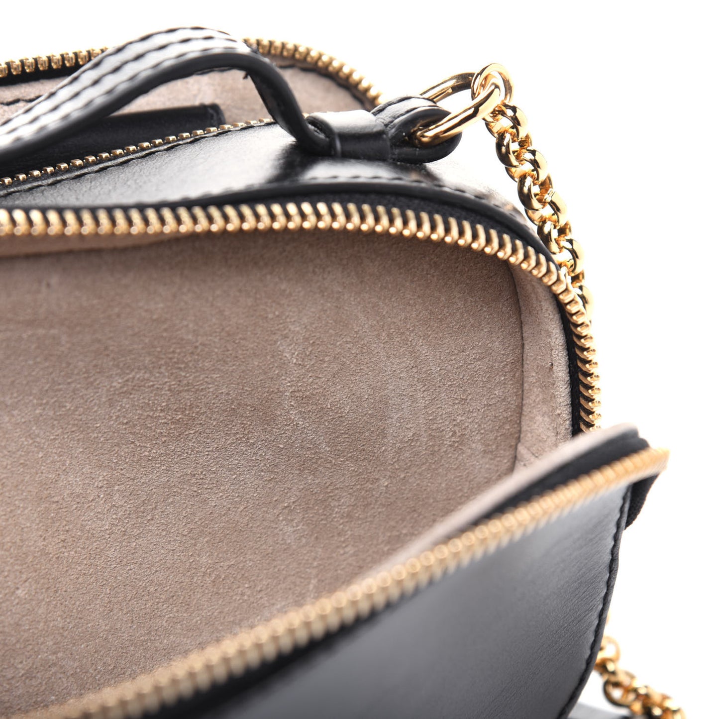 Calfskin Mini C Vanity Bag Black
