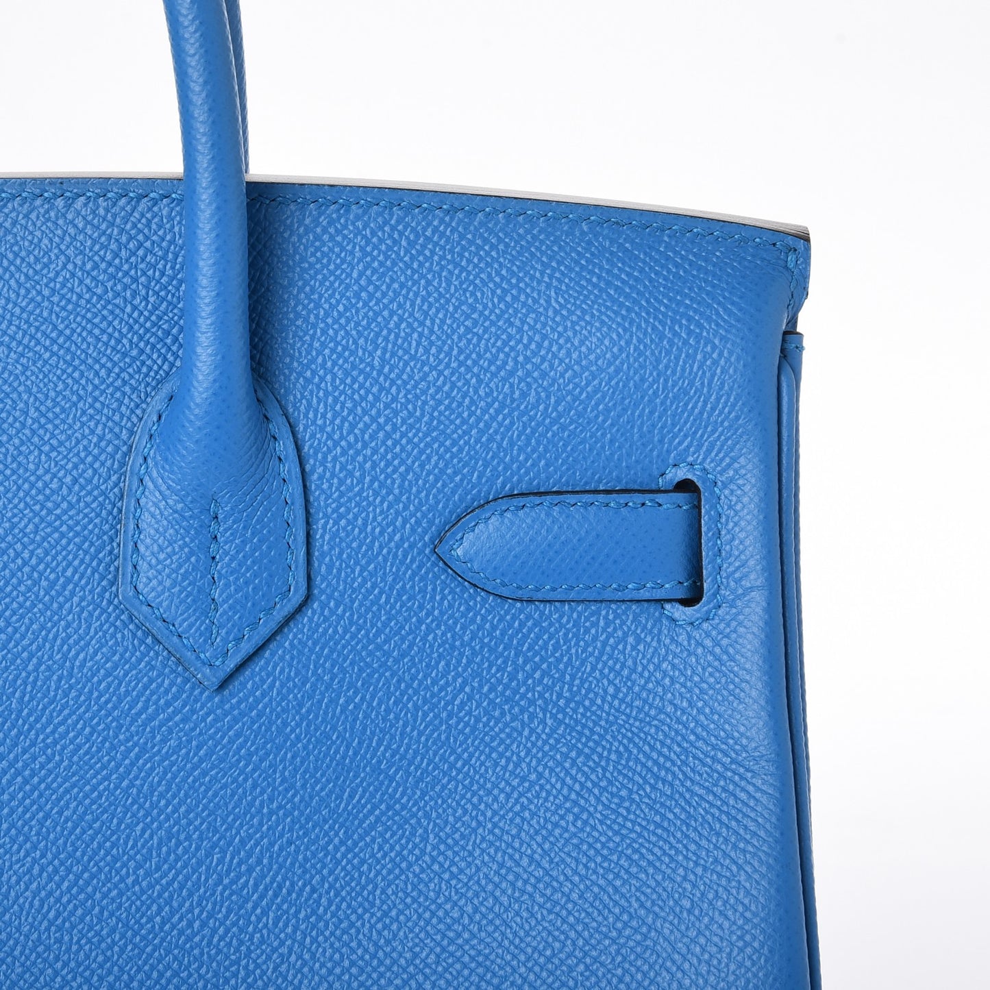 Epsom Birkin 30 Bleu Zanzibar