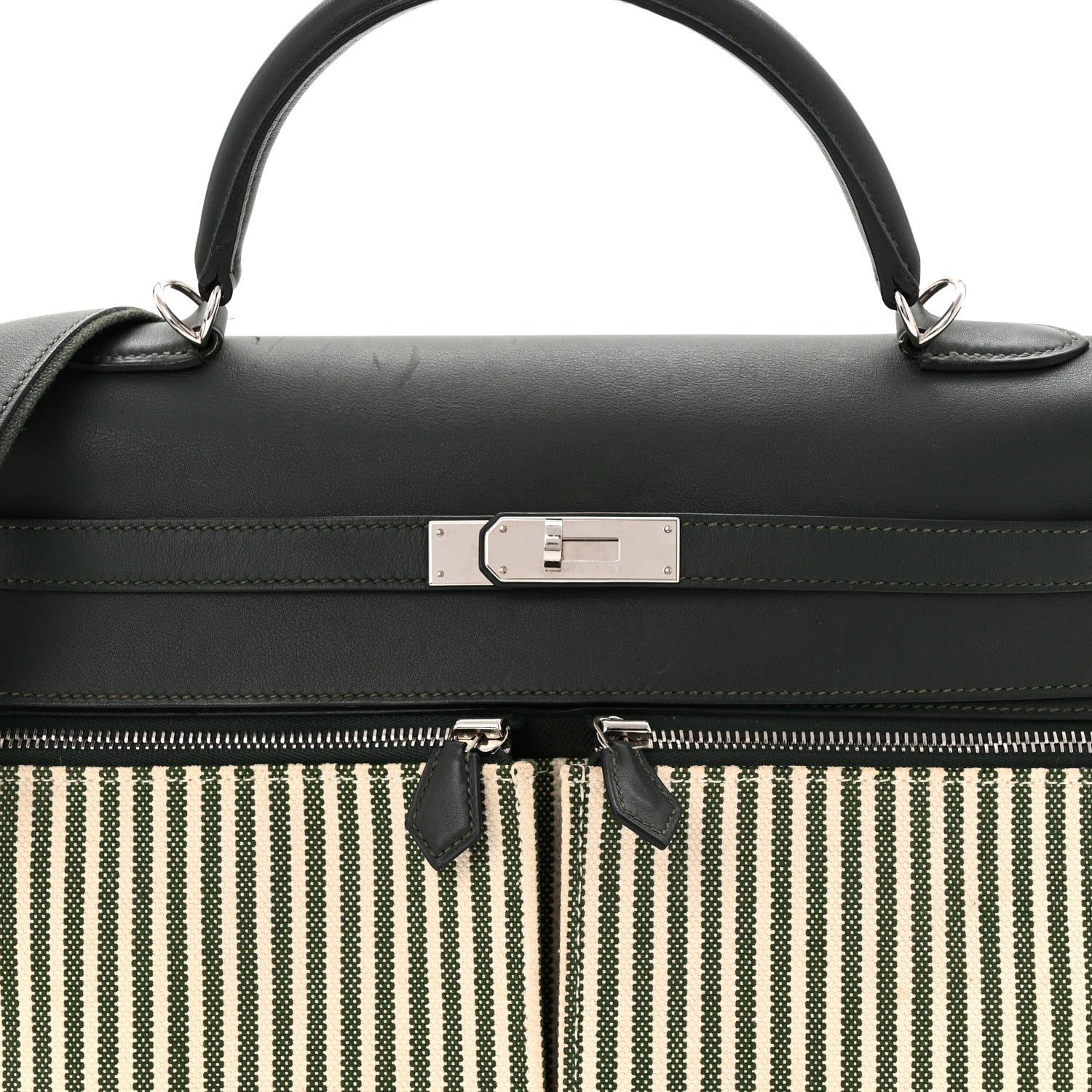 Hermes Swift Toile Riga Lakis Kelly 35 Vert Anglais 8 of 10