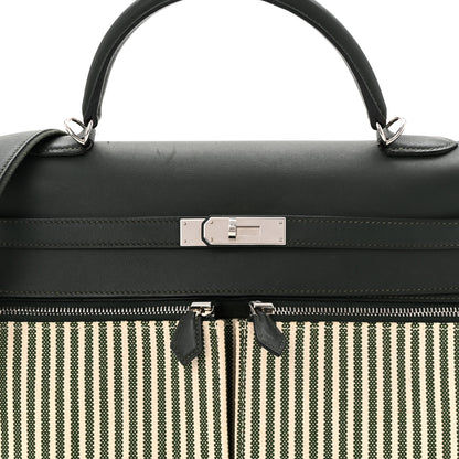 Hermes Swift Toile Riga Lakis Kelly 35 Vert Anglais 8 of 10