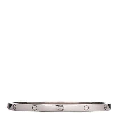 Cartier 18K White Gold Small LOVE Bracelet 16 3 of 5