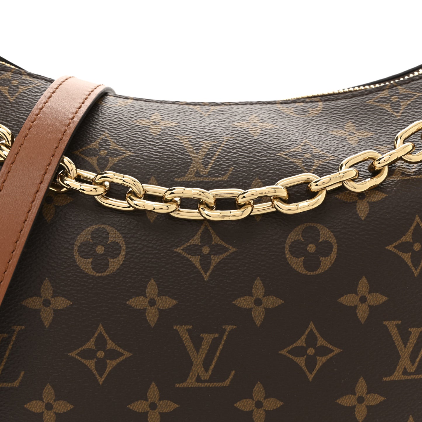 Reverse Monogram Loop Hobo